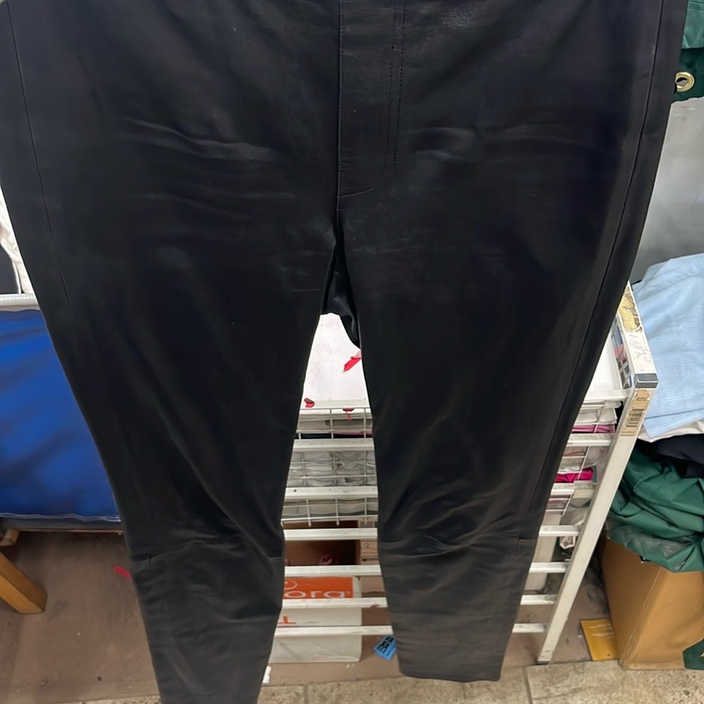 Black Leather Pants